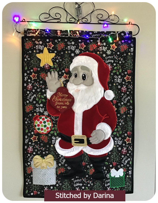 Darinas Standing Santa Wall Hanging