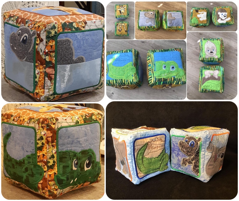 Matching game made with Double Blocks