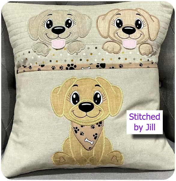 Dog Reading Cushion by Jill