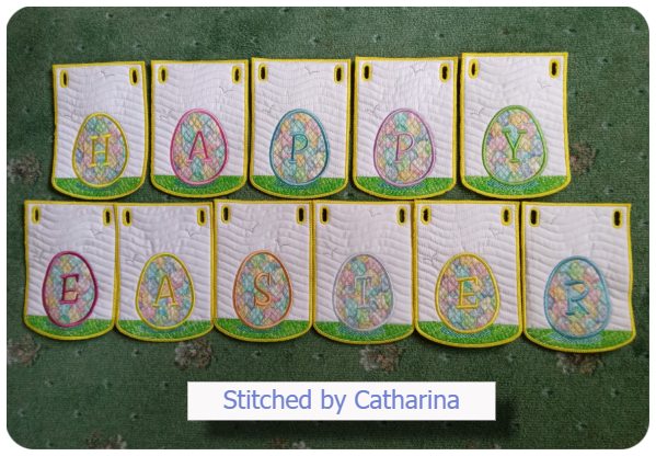 Easter Bunting by Catharina
