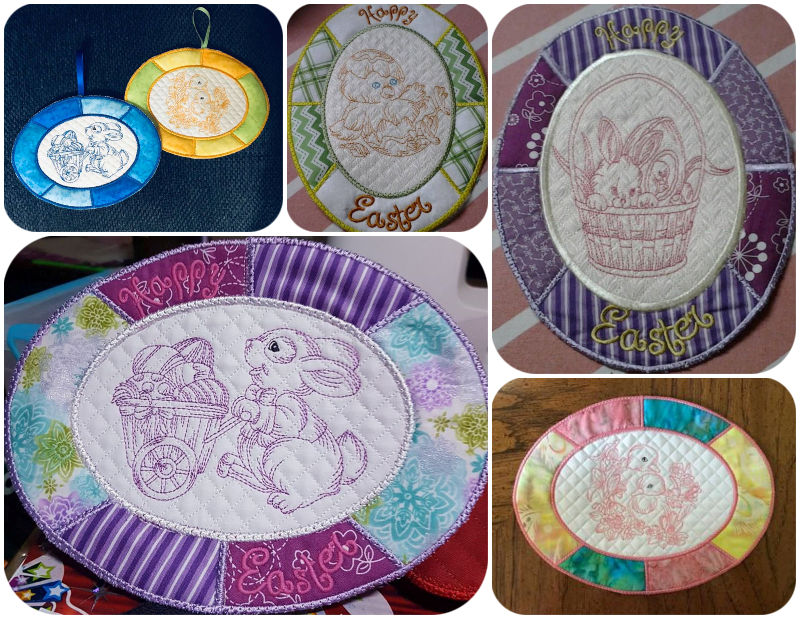 Easter Placemat samples by KK group