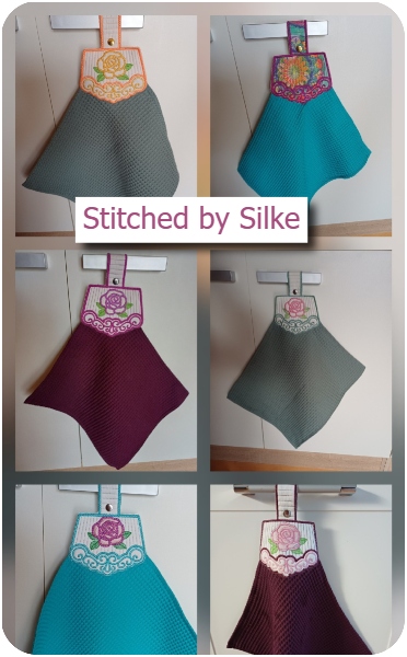 Elegant Towel Topper by Silke
