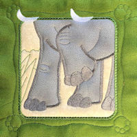 Elephant Quilt Block