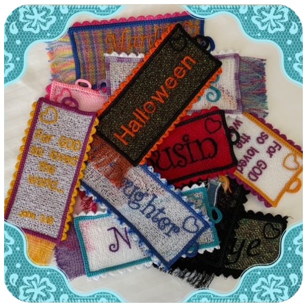 FSL Fringed Bookmarks by Fayes Threads - 600