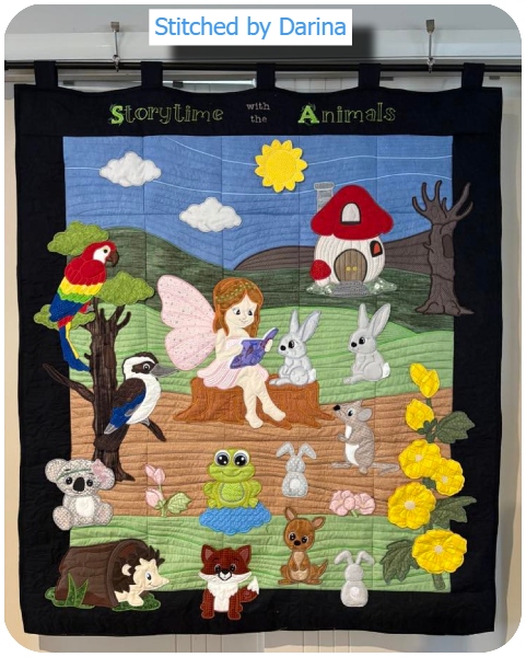 Fairy Forest Quilt by Darina