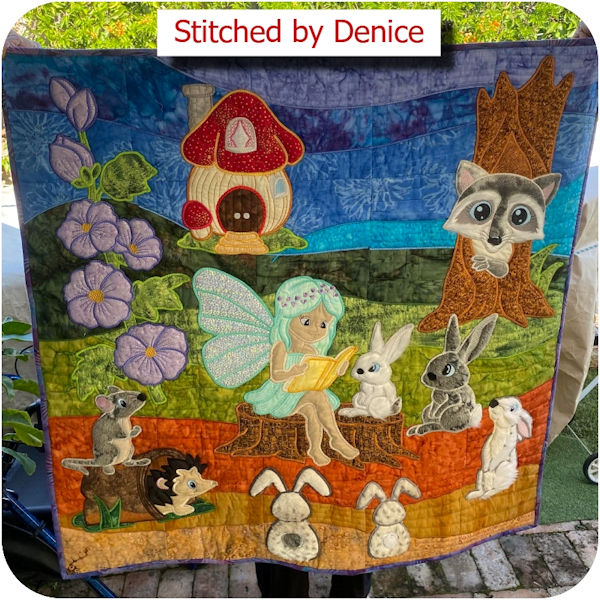 Fairy Forest Quilt by Denice - 600