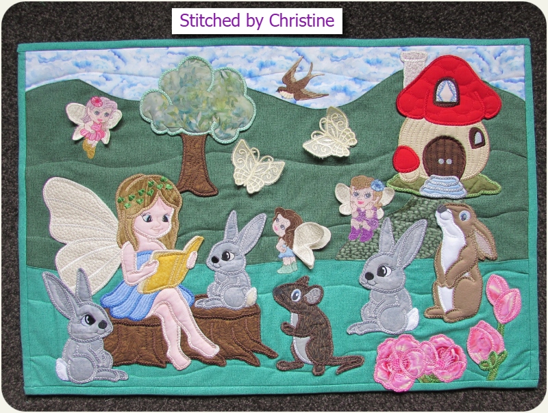 Fairy Forest Wall Hanging by Christine 1410