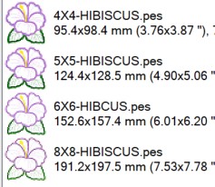 Finished size - Free Hibiscus Coaster by Kreative Kiwi