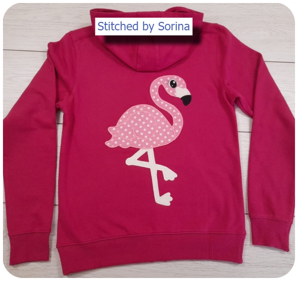 Flamingo Hoodie by Sorina