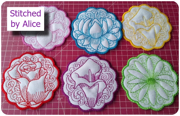 Floral Coasters by Alice 300925