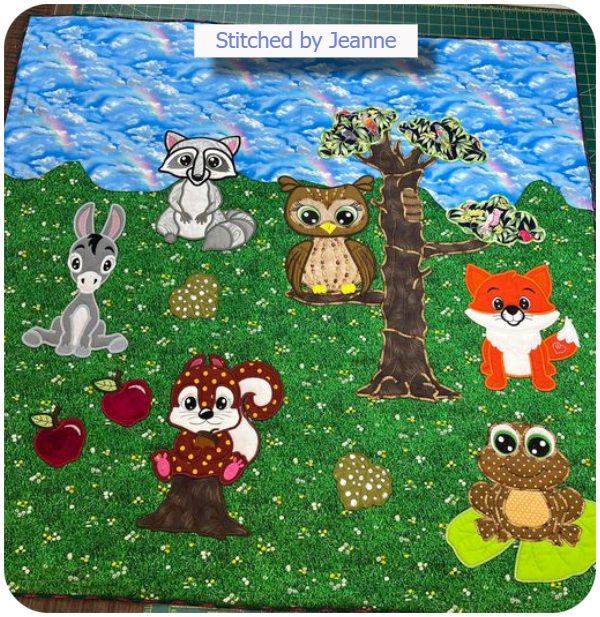 Forest Friends Quilt by Jeanne