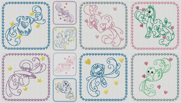 Free Baby Block Machine Embroidery Designs
