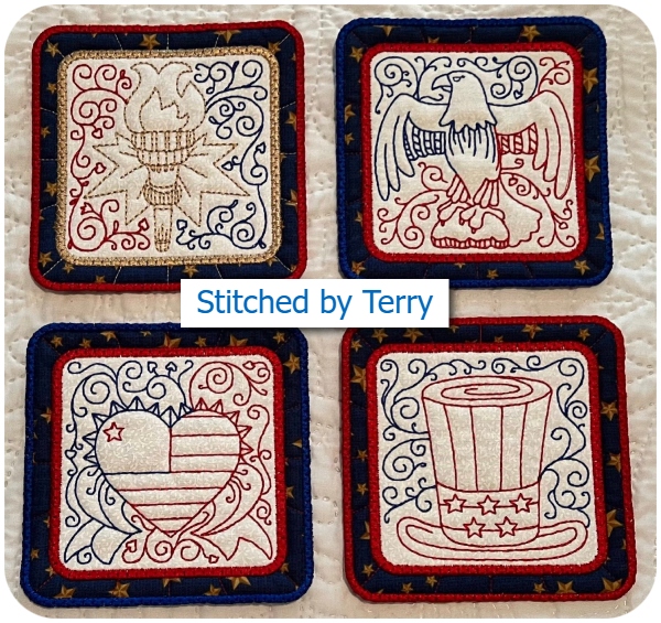 Free 04 July Coasters bt Terry