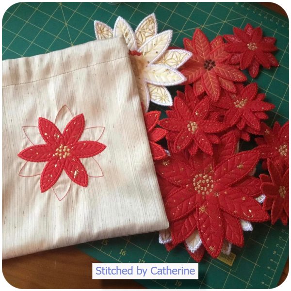 Free 3D Poinsettia by Catherine
