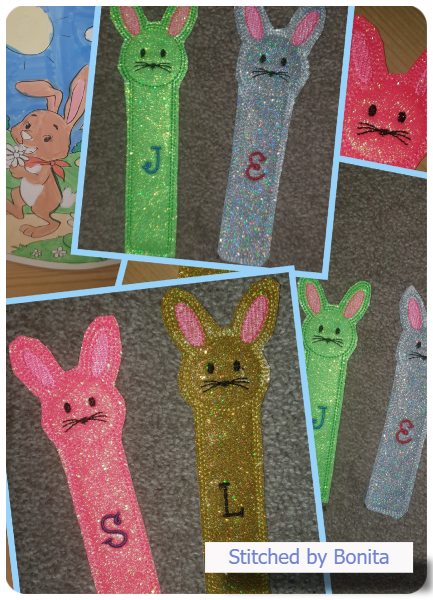 Free Bunny bookmark by Bonita