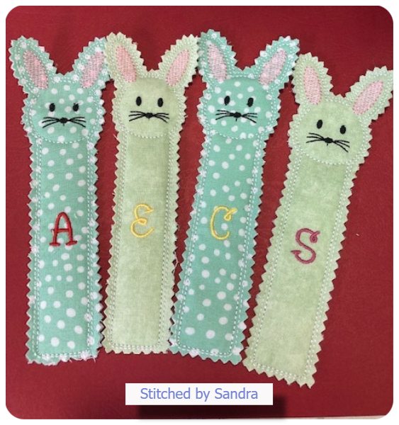 Free Bunny bookmark by Sandra 1