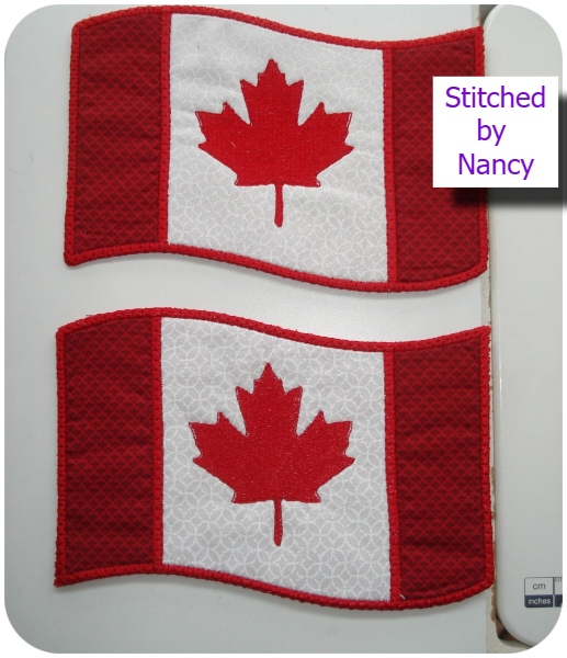Free Canada Flag coaster by Nancy