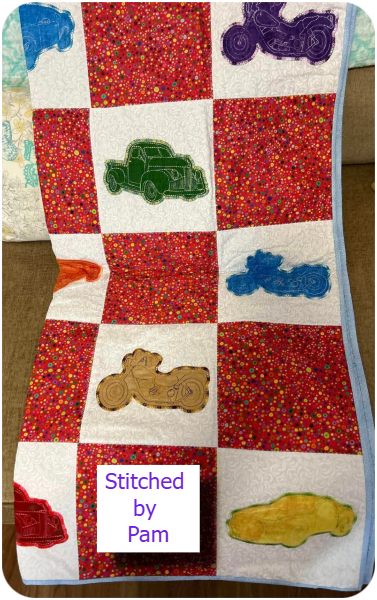 Free Car Coaster Quilt by Pam