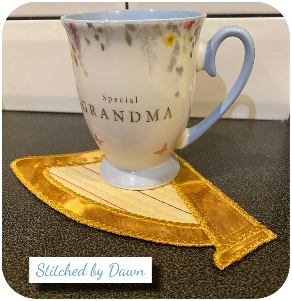 Free Celtic Harp Coaster by Dawn