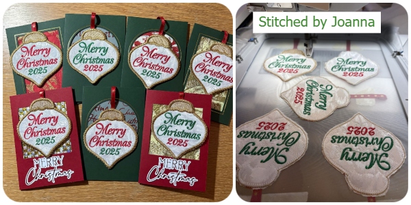 Free Christmas Bauble by Joanna