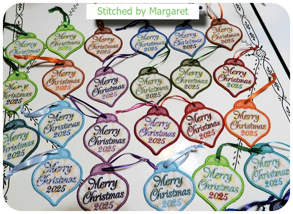 Free Christmas Bauble by Margaret Palmer 2511 for police