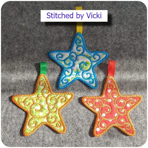 Free Christmas Star ornament by Vicki