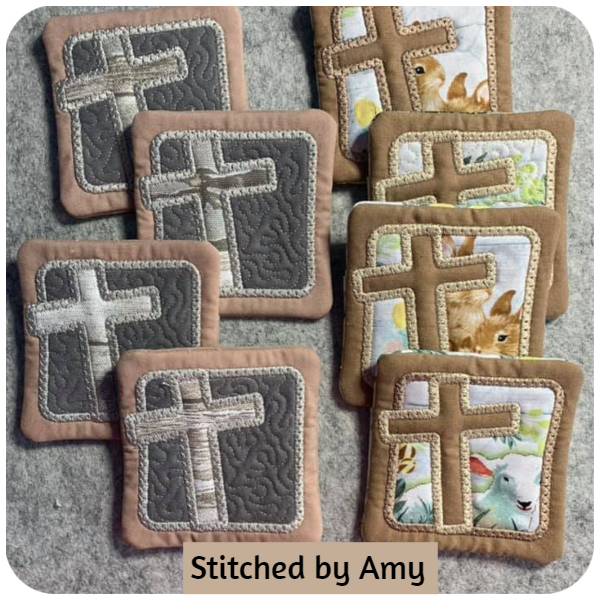 Free Cross Coaster by Amy