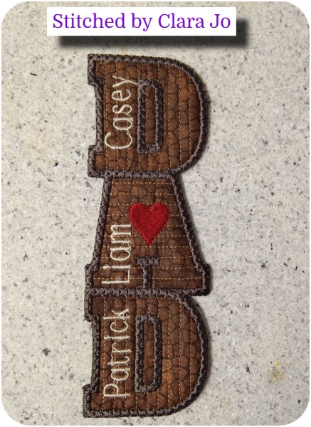 Free Dad Bookmark by Clara Jo