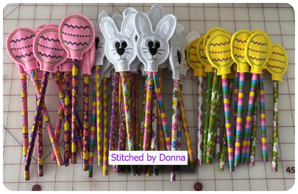 Free Easter Pencil toppers by Donna