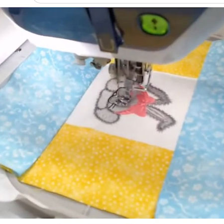 Free Easter basket sewing with Jan