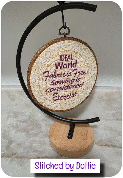 Free Ideal World coaster by Dottie