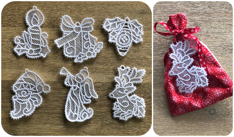 Free Lace Christmas Designs by Kreative Kiwi