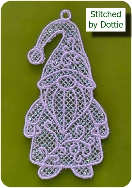 Free Lace Gnome by Dottie