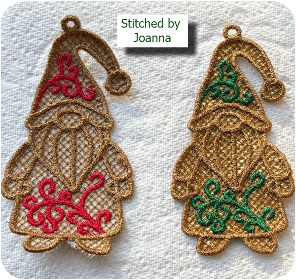 Free Lace Gnome by Joanna