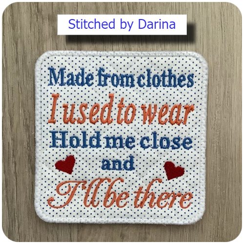 Free Memory Shirt Label by Darina