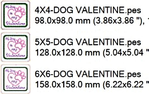 Free My Dog is my valentine Finshed size by Kreative Kiwi