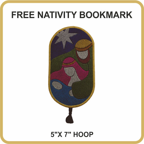 Free Nativity Bookmark by Kays Cutz - 600