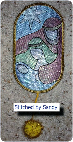 Free Nativity Bookmark by Sandy