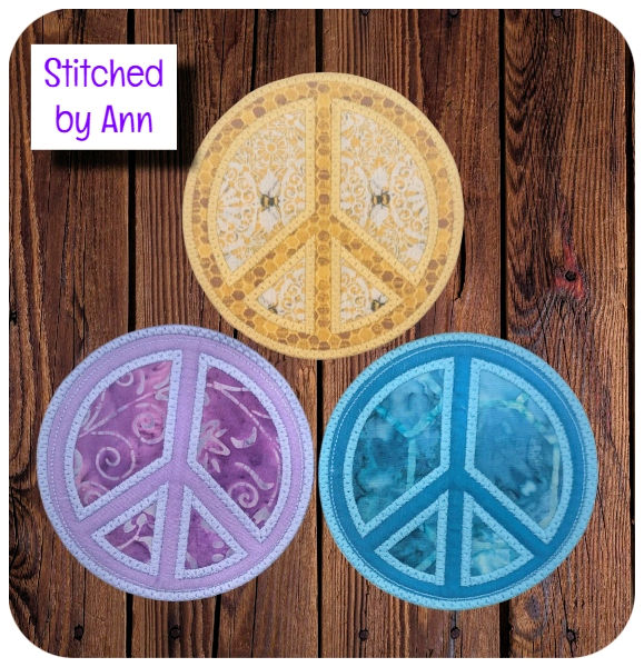 Free Peace Coaster by Ann