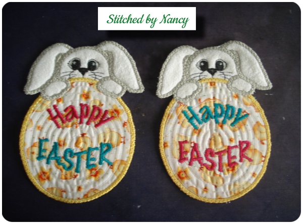 Free Peeking Easter Bunny by Nancy 1