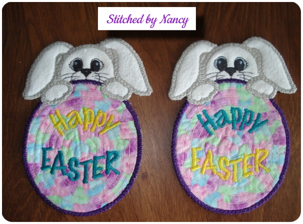 Free Peeking Easter Bunny by Nancy 2