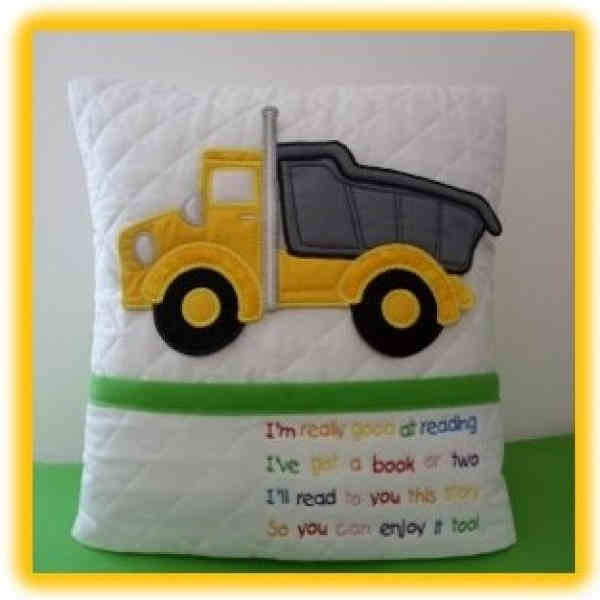 Truck Reading Pillow