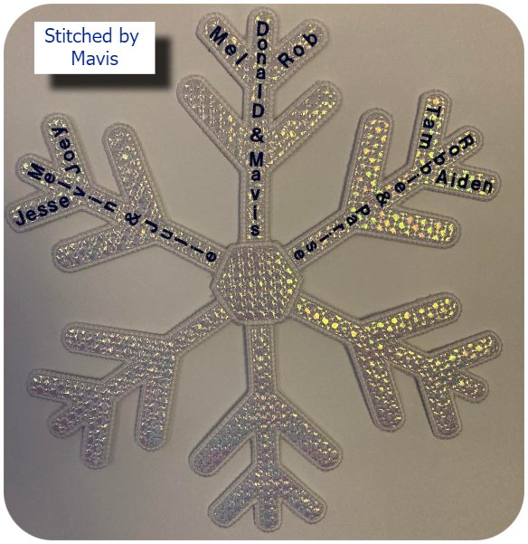 Free Snowflake by Mavis