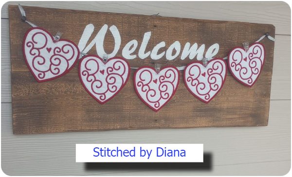 Free Swirly Heart banner by Diana