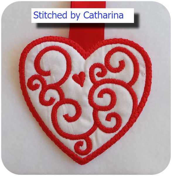 Free Swirly Heart by Catharina