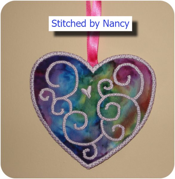 Free Swirly Heart by Nancy