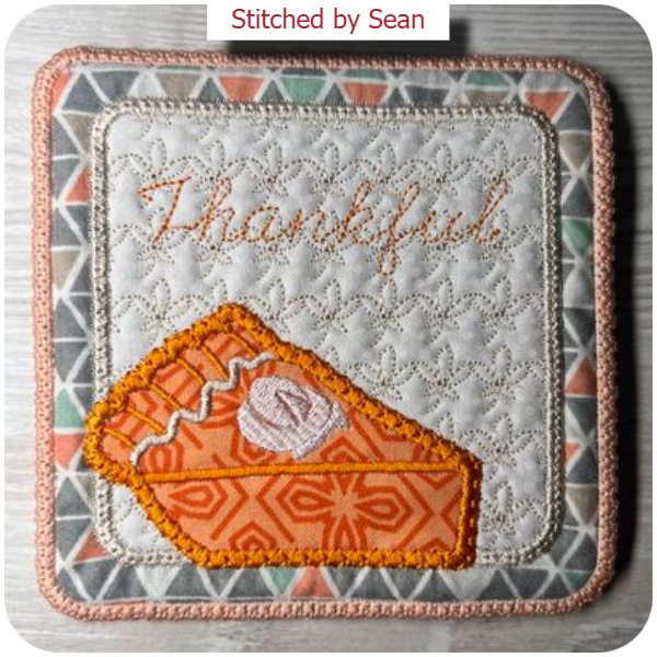 Free Thanksgiving Pie Coaster by Sean