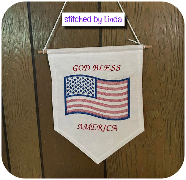 Free US A Flag by Linda