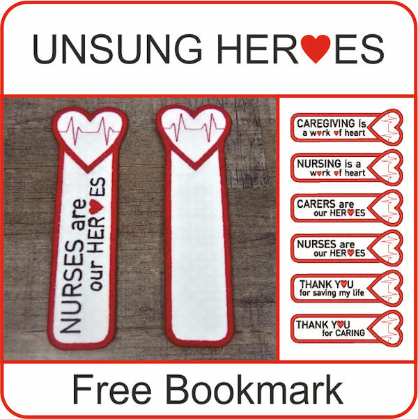 Free Unsung Heroes Bookmark - 600