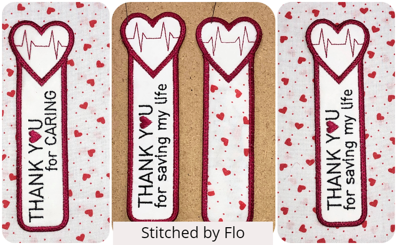 Free Unsung Heroes Bookmark stitched by Flo